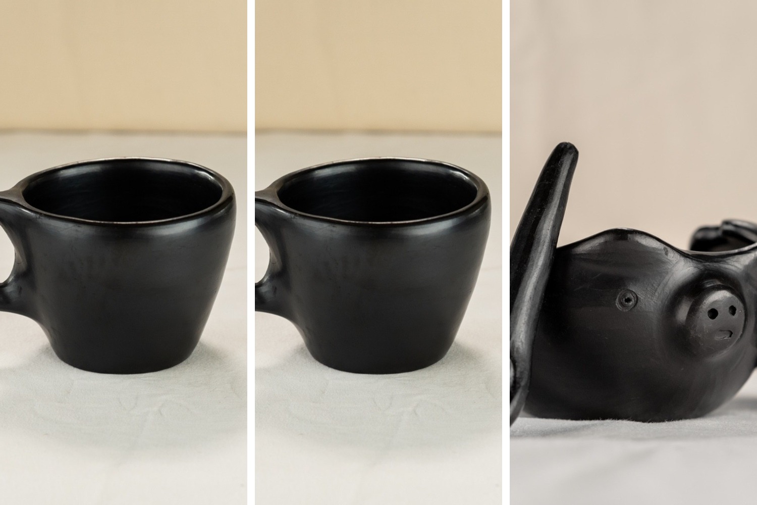 Dos tazas y un salsero Cerdito